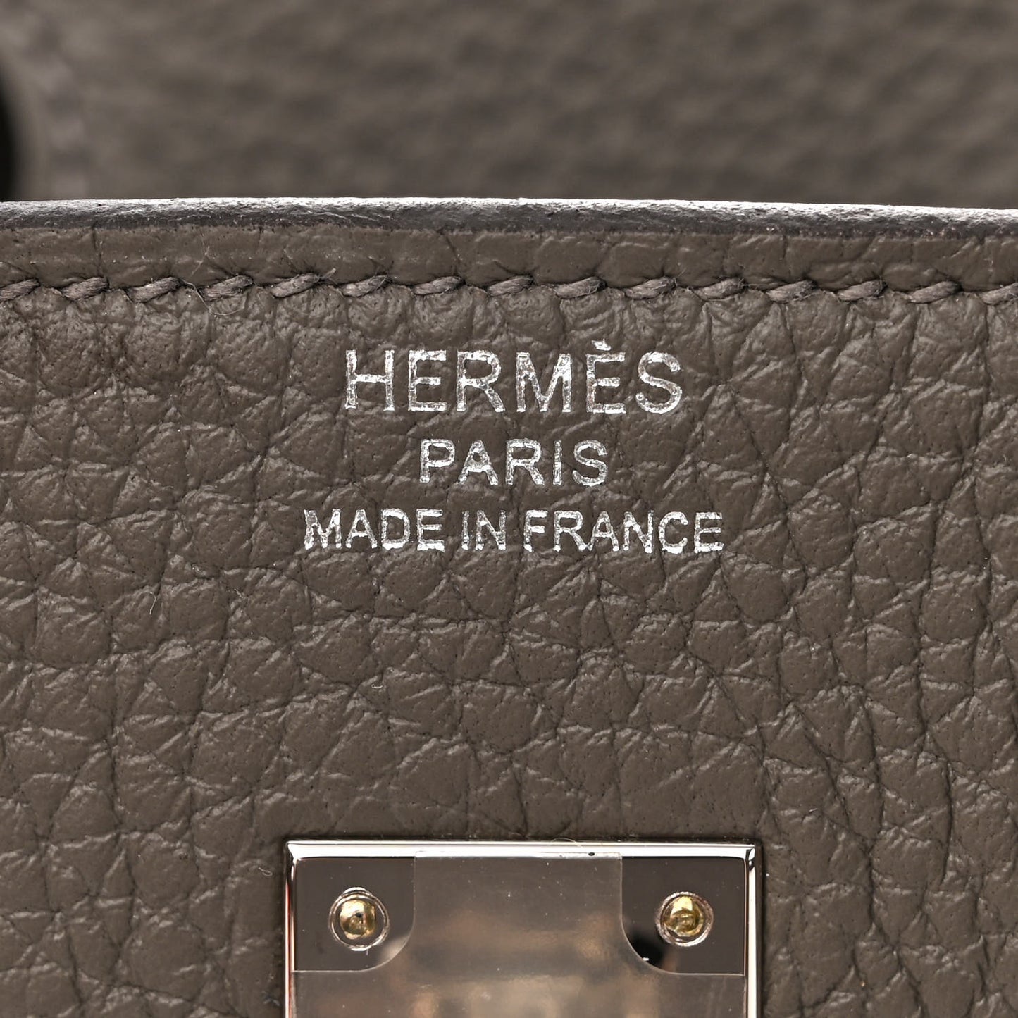 Togo Birkin 25 Gris Meyer