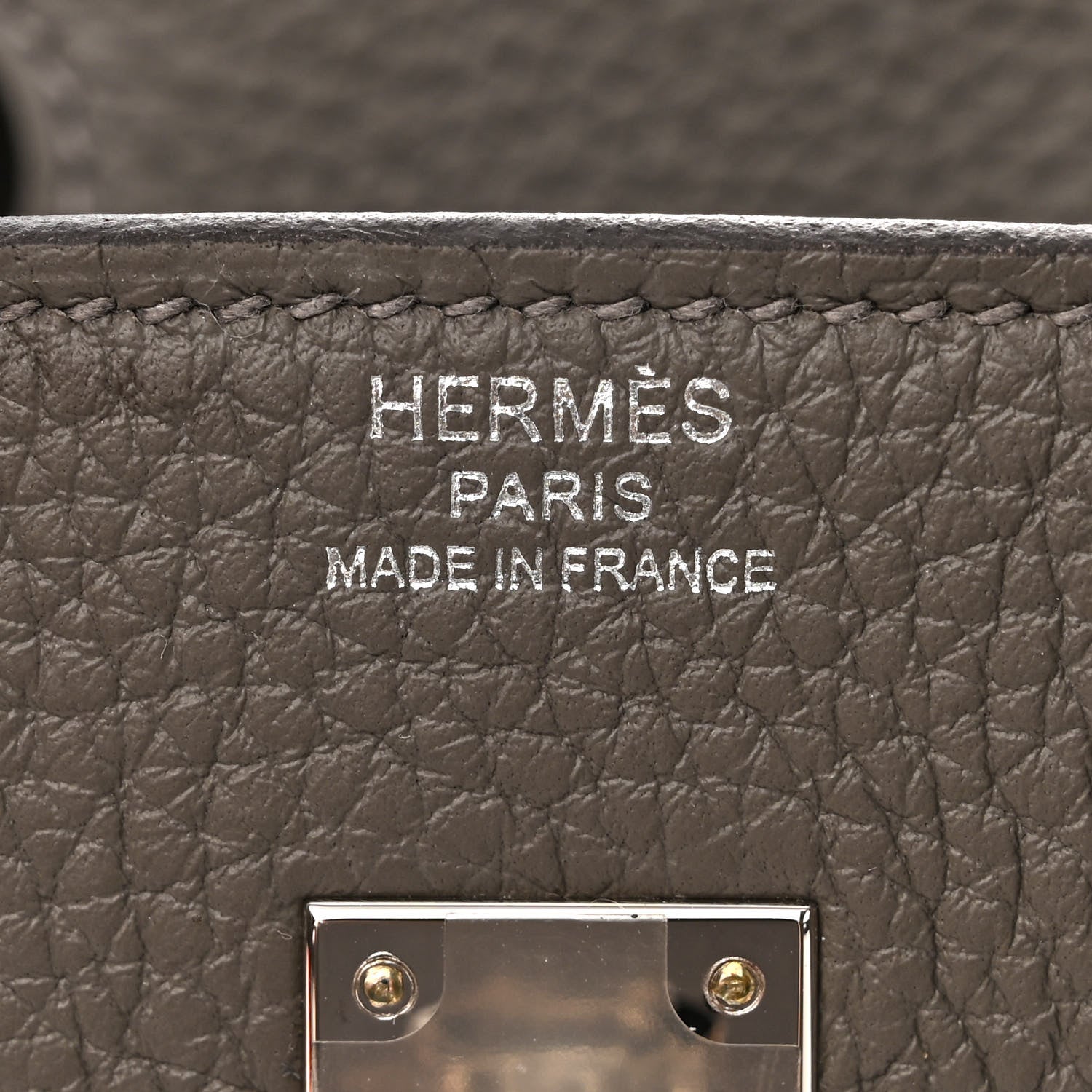 Hermes Togo Birkin 25 Gris Meyer 6 of 11