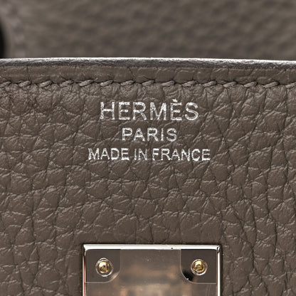 Hermes Togo Birkin 25 Gris Meyer 6 of 11