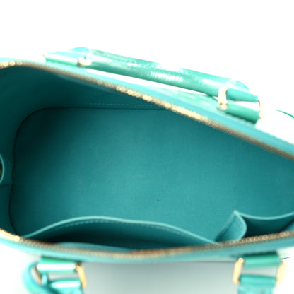 Louis Vuitton Vernis Alma PM Blue Lagon 5 of 10