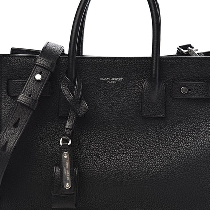 Saint Laurent Grained Calfskin Baby Sac De Jour Souple Black 13 of 13