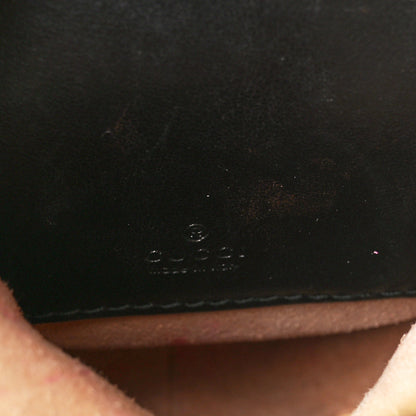 Gucci Calfskin Matelasse Mini GG Marmont Crossbody Bag Black 6 of 9