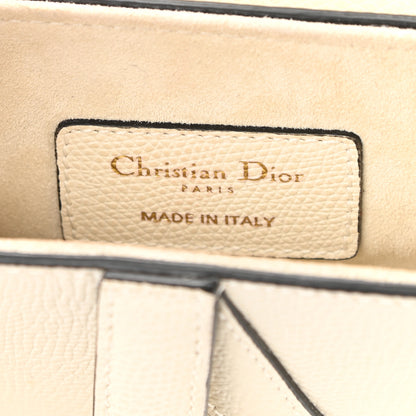 Christian Dior Grained Calfskin Mini Saddle Bag White 6 of 8
