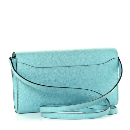 Hermes Epsom Constance Wallet To Go Bleu Atoll 3 of 11