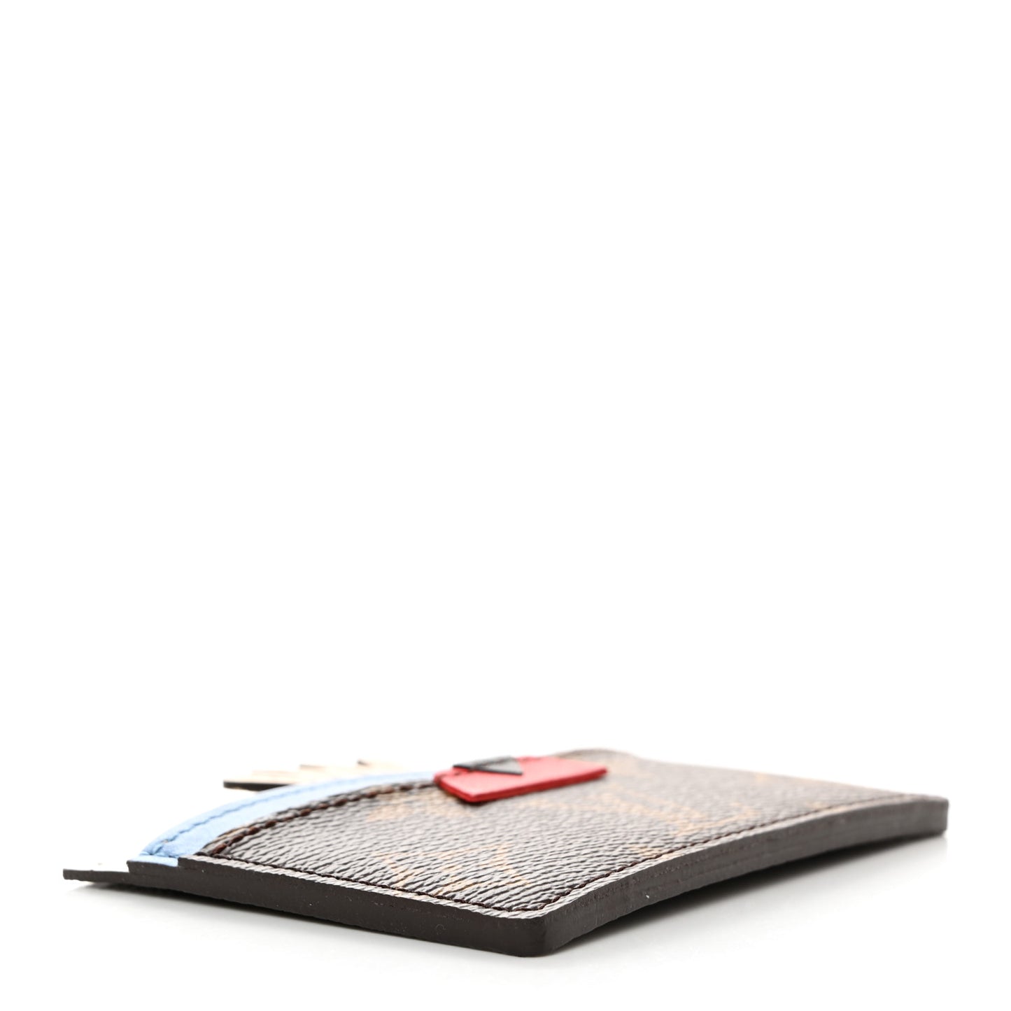 Monogram Tribal Mask Card Holder