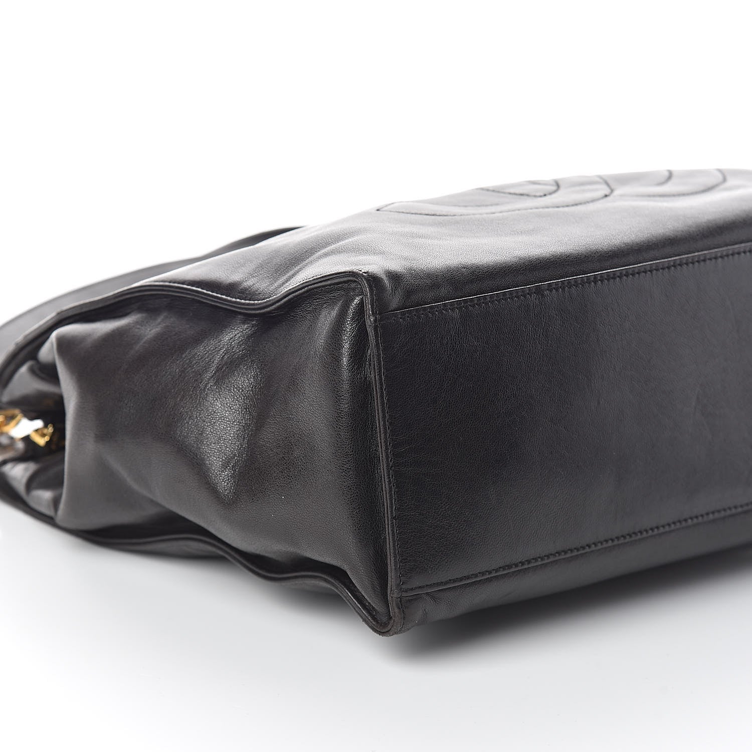 Chanel Lambskin CC Shoulder Bag Black 9 of 12