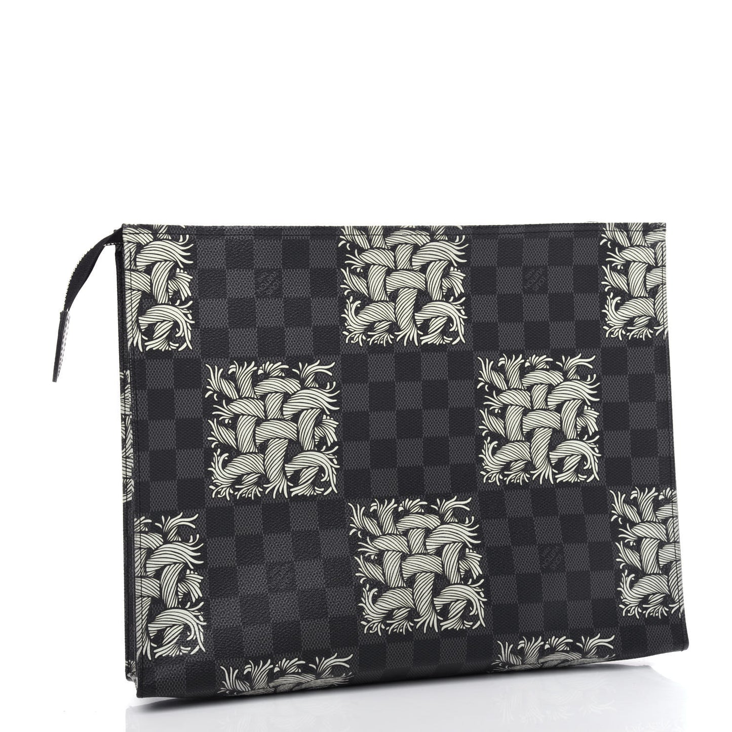 Damier Graphite Rope Pochette Voyage White
