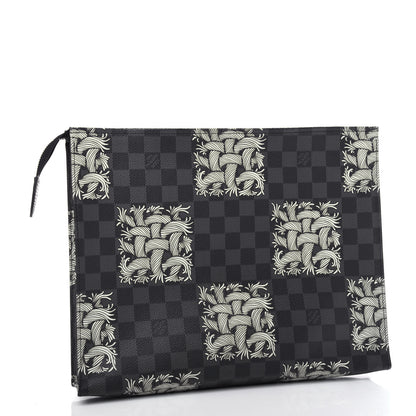 Louis Vuitton Damier Graphite Rope Pochette Voyage White 3 of 8