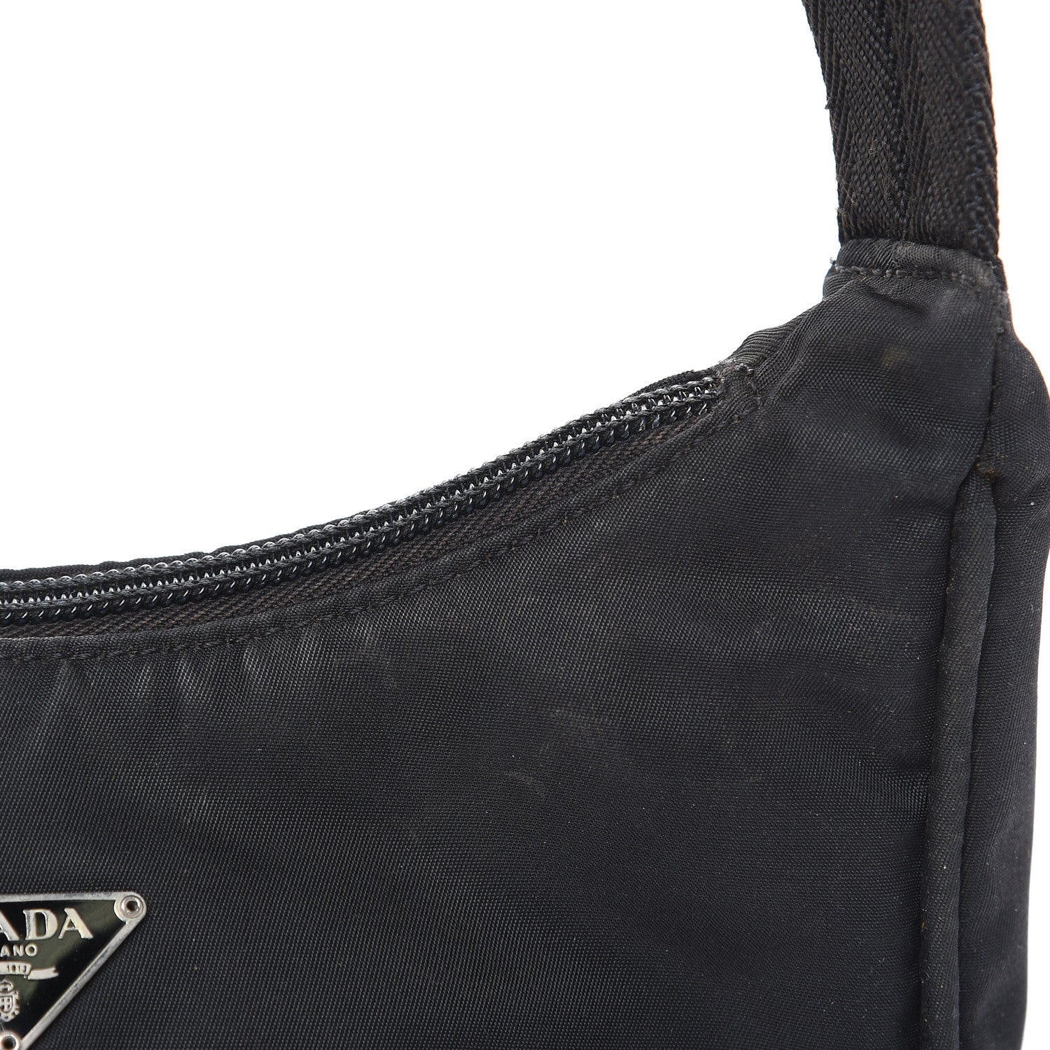 Prada Tessuto Nylon Hobo Black 12 of 16