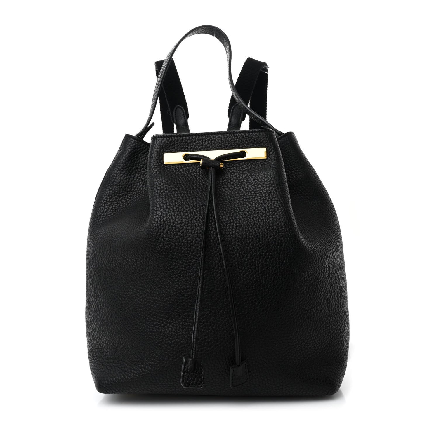 Grained Calfskin Backpack 11 Black