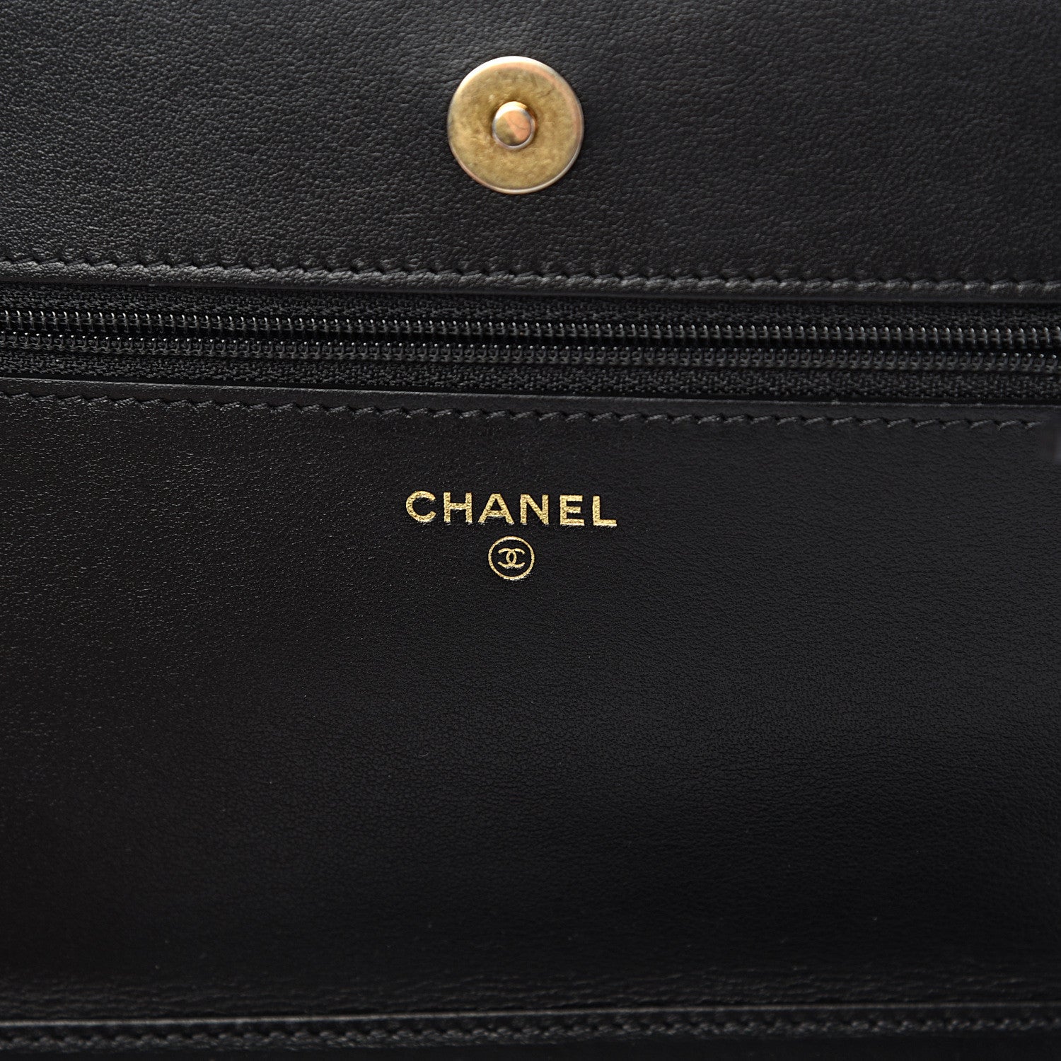 Chanel Caviar Quilted Boy Wallet On Chain WOC Black 5 of 12