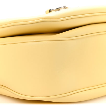 Gucci Calfskin Large Aura Horsebit 1955 Shoulder Bag Butter 9 of 10