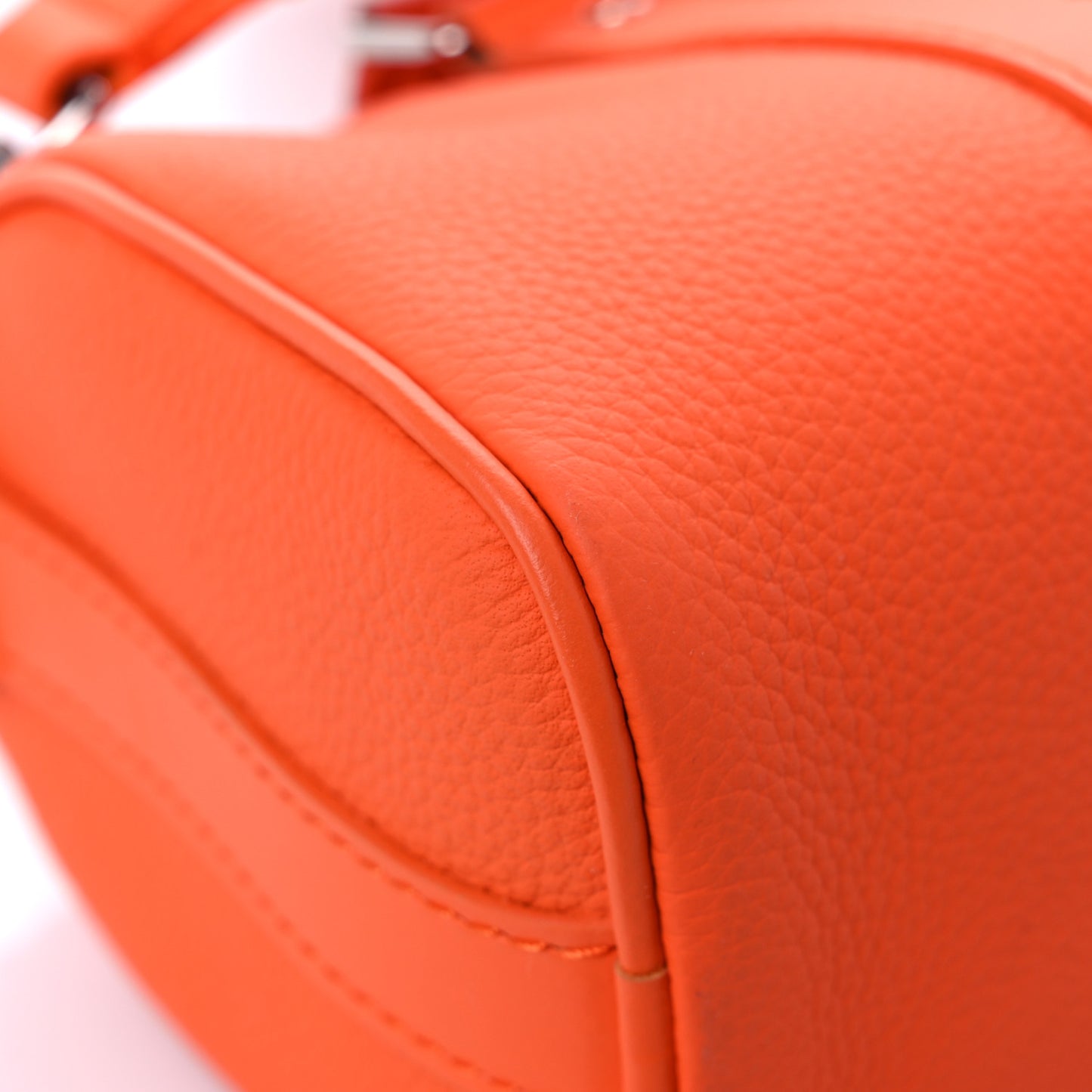 Grained Calfskin Aerogram Keepall XS Orange