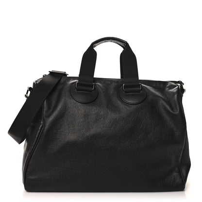 Louis Vuitton Calfskin Shadow Monogram Mens Speedy Bandouliere 40 1 of 9