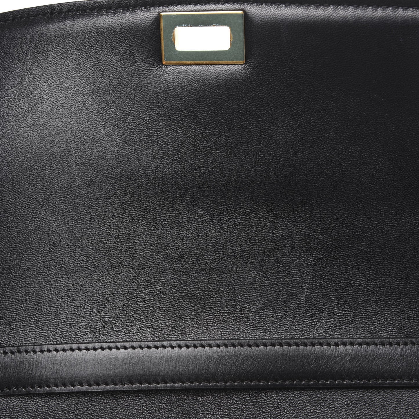Box Calfskin Medium Classic Box Flap Bag Black