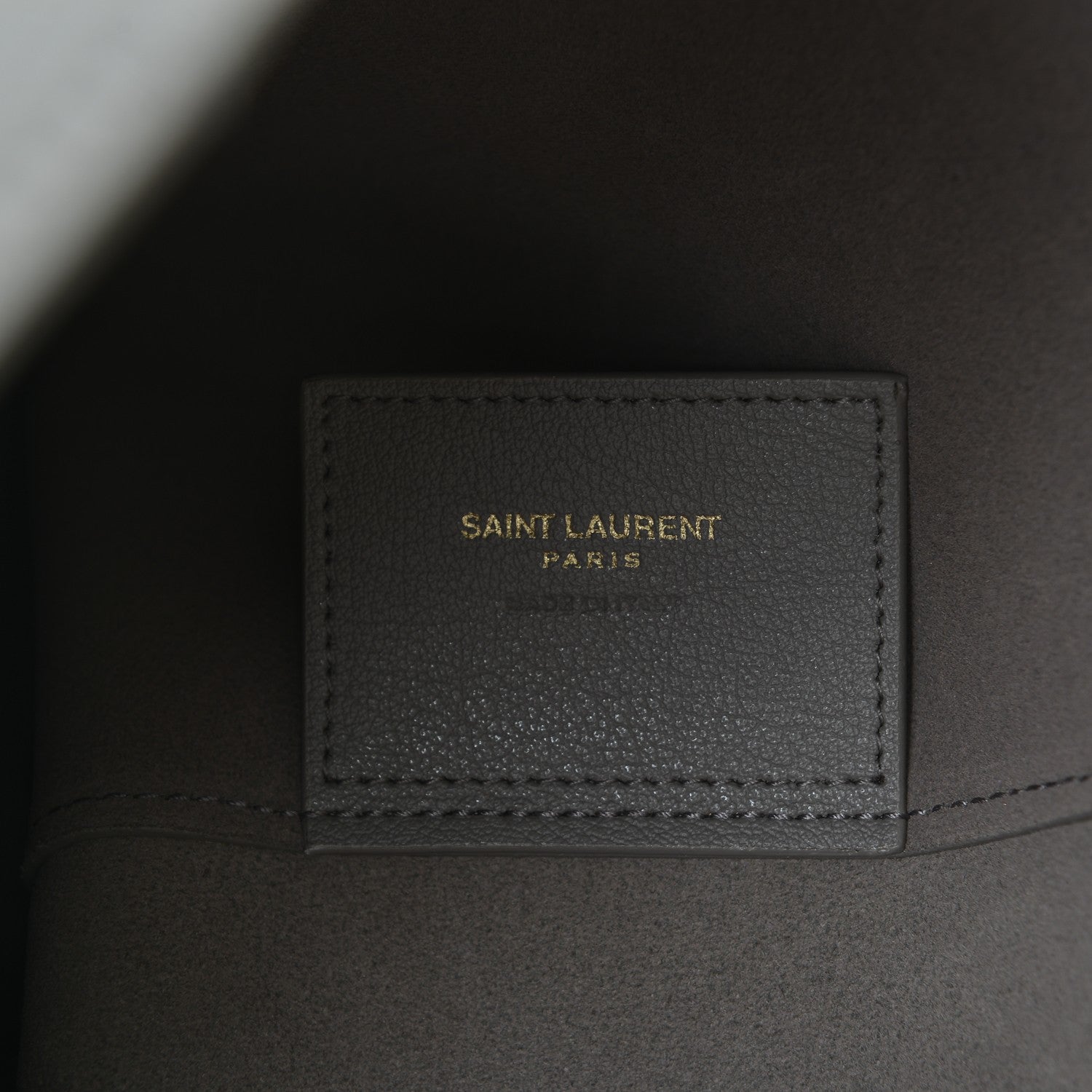 Saint Laurent Calfskin Large Shopping Tote Fog 7 of 7
