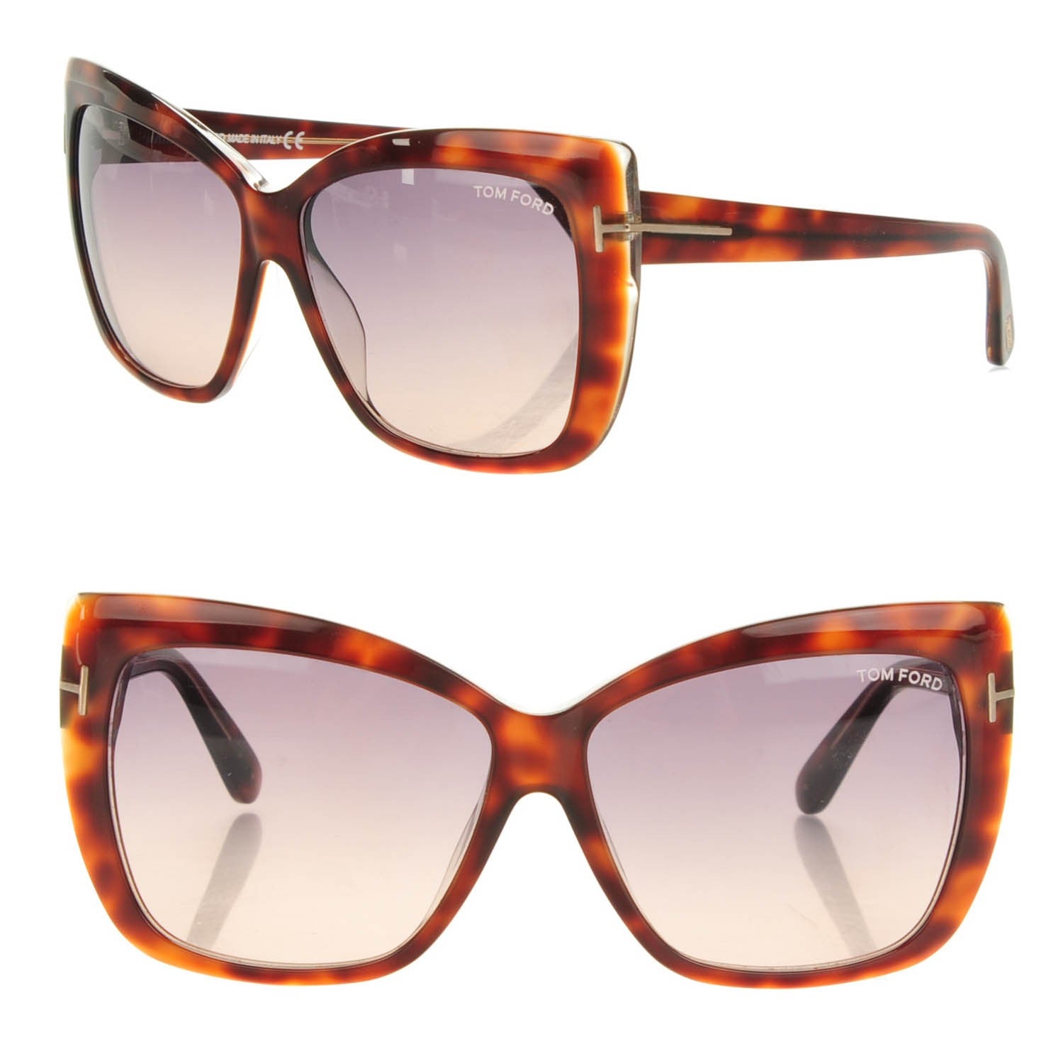 Tom Ford Irina TF390 Sunglasses Tortoise 1 of 6