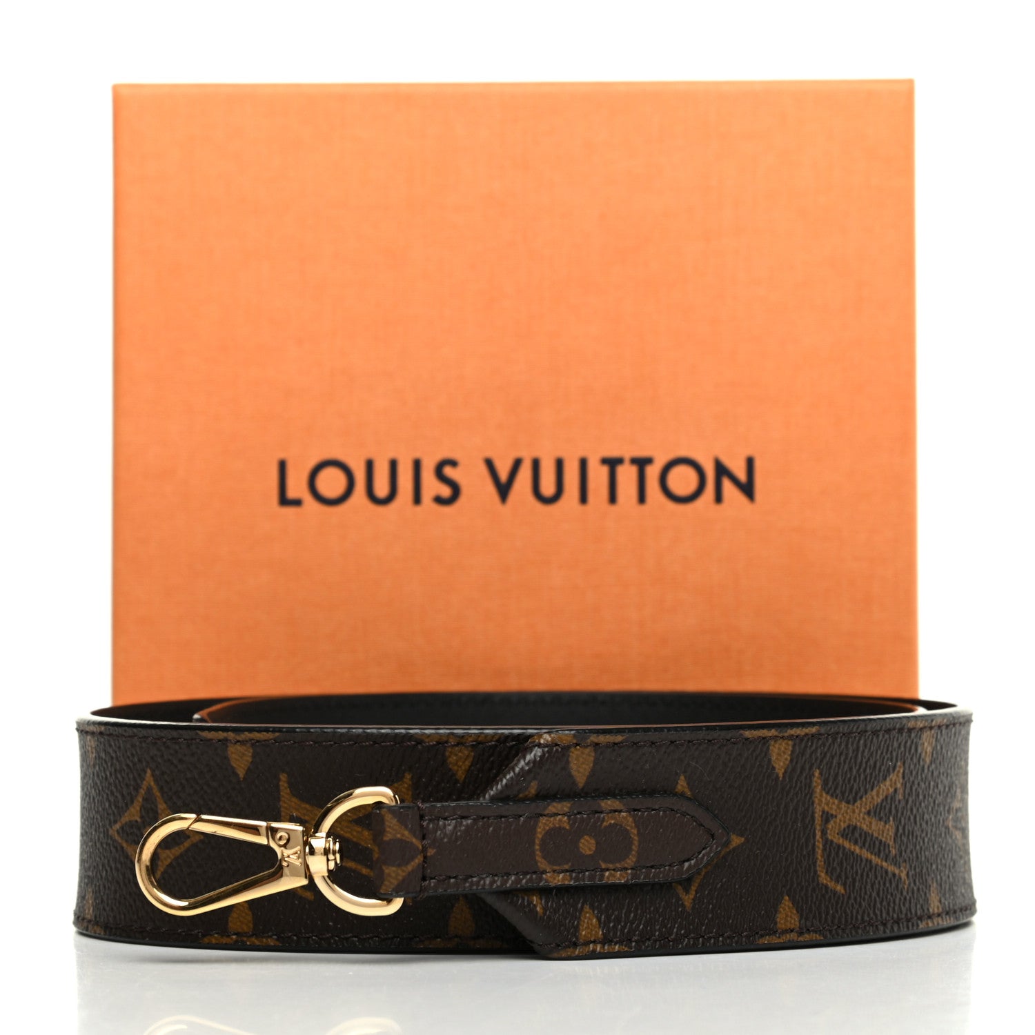 Louis Vuitton Monogram Bandouliere Shoulder Strap Black 5 of 5