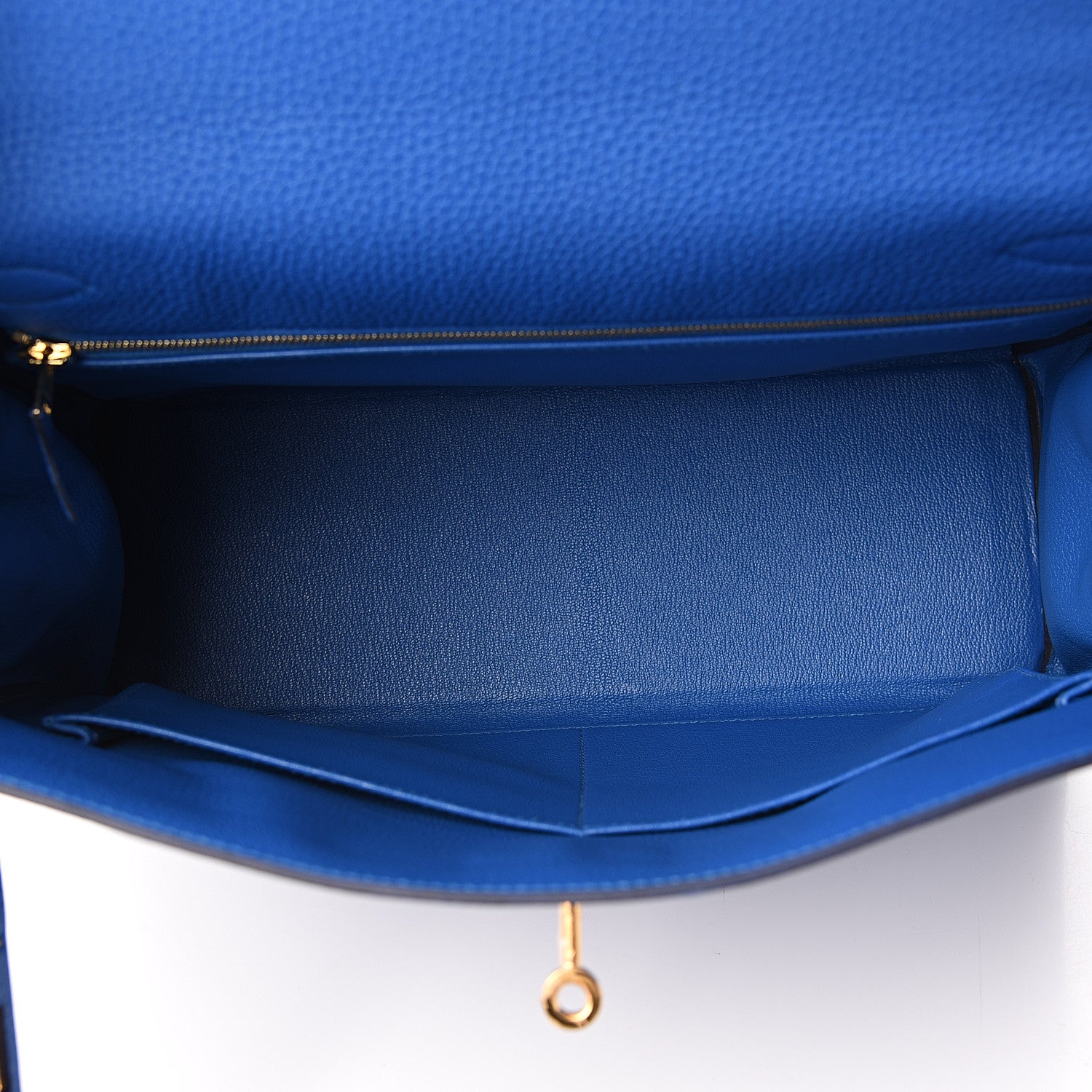 Hermes Togo Kelly Retourne 32 Bleu Zellige 4 of 7