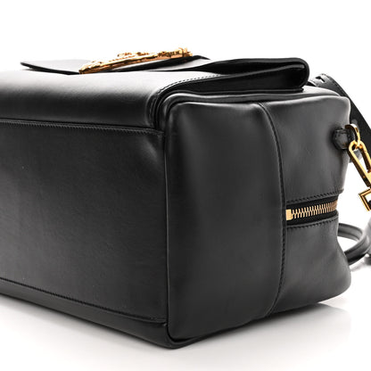 Versace Saffiano Virtus Small Bowling Bag Black 9 of 10
