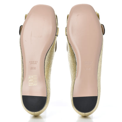 Gucci Galassia GG Marmont Fringe Flats 36.5 Platino 5 of 21