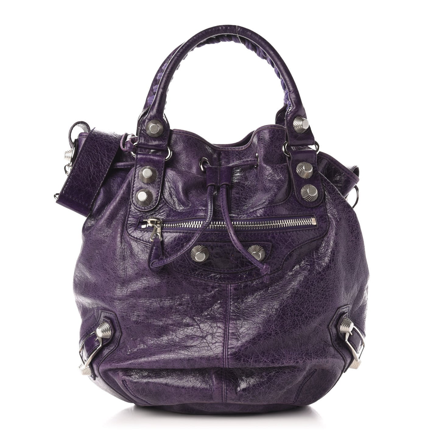 Agneau Giant 21 Gold Hardware Pompon Raisin