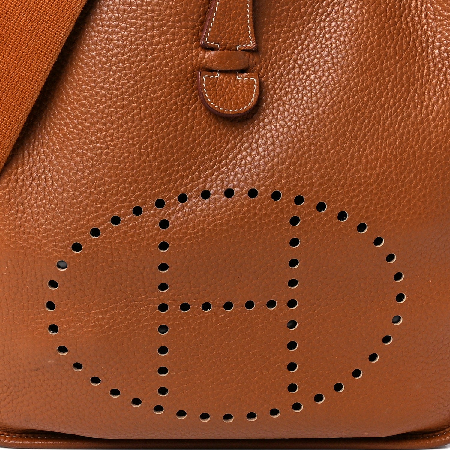 Hermes Taurillon Clemence Evelyne III PM Gold 8 of 11