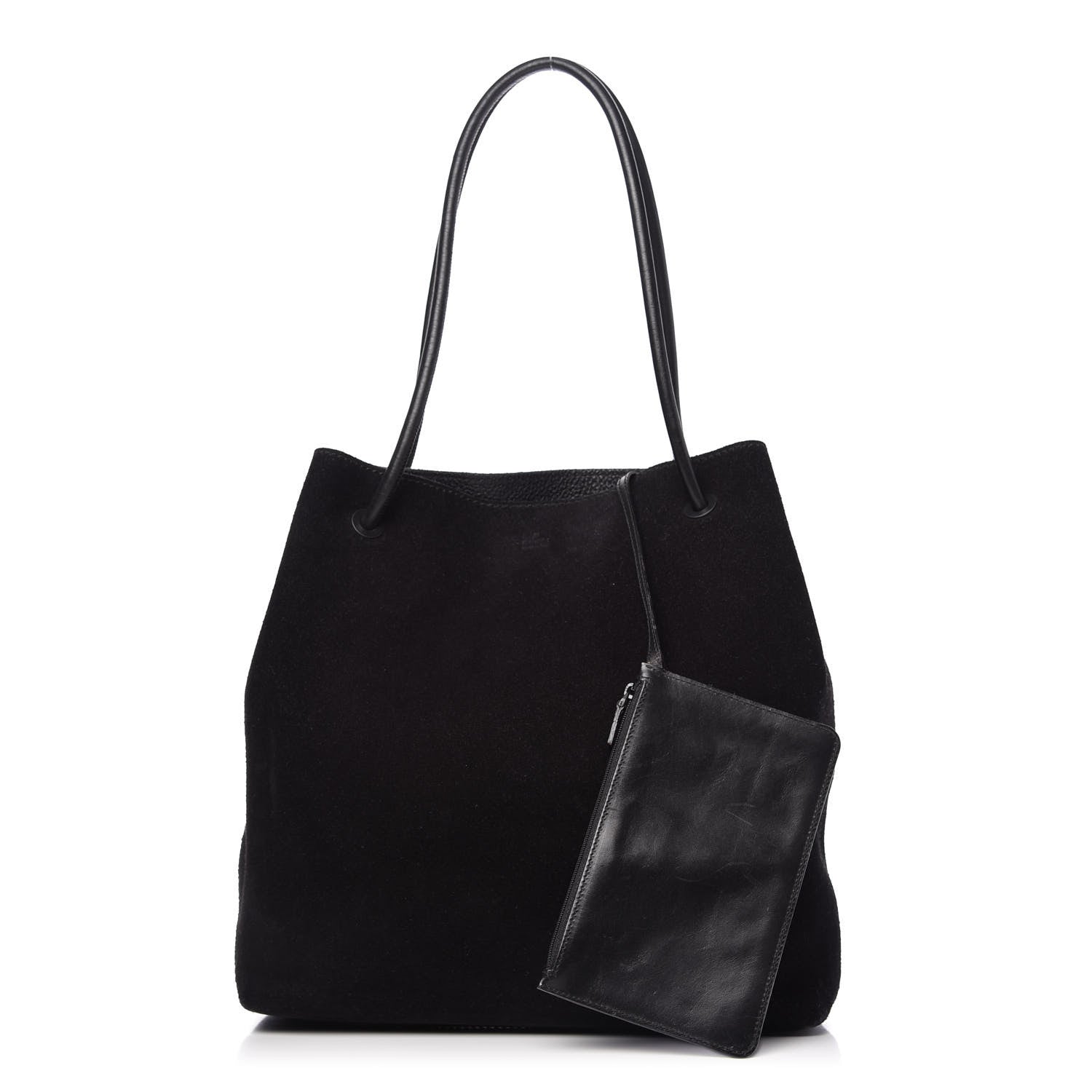 Gucci Suede Tote Black 1 of 10