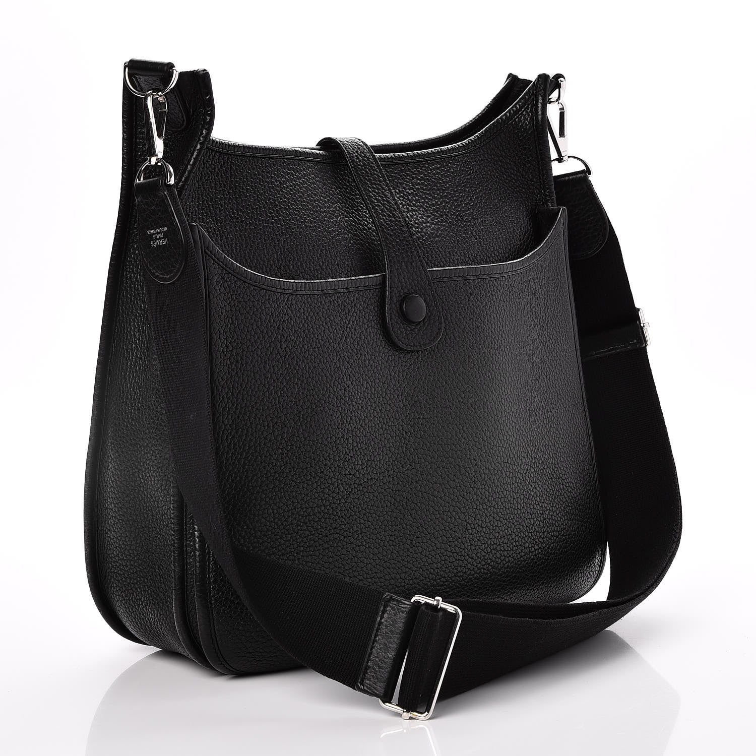 Hermes Taurillon Clemence Evelyne III GM Black 3 of 7