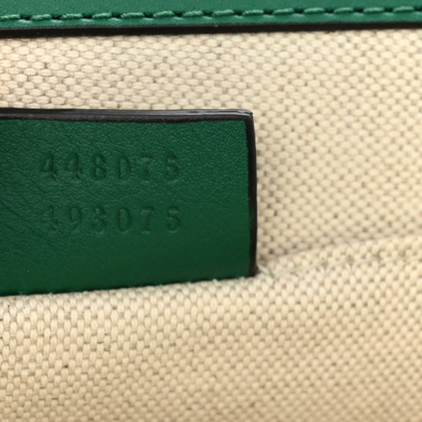 Moon Calfskin Web Medium Dionysus Bamboo Top Handle Bag Emerald Blue Hibiscus Red