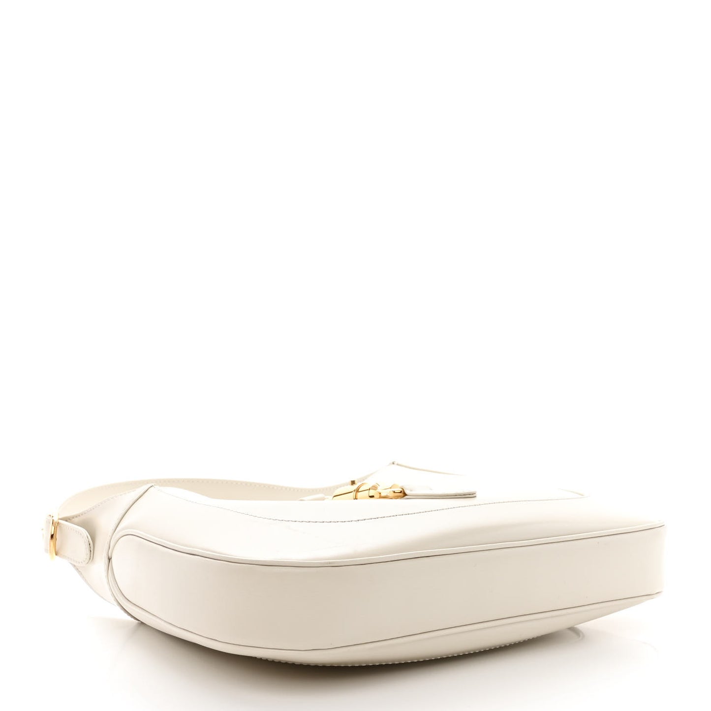 Boarded Dyana Lux Calfskin Small Jackie 1961 Hobo Mystic White