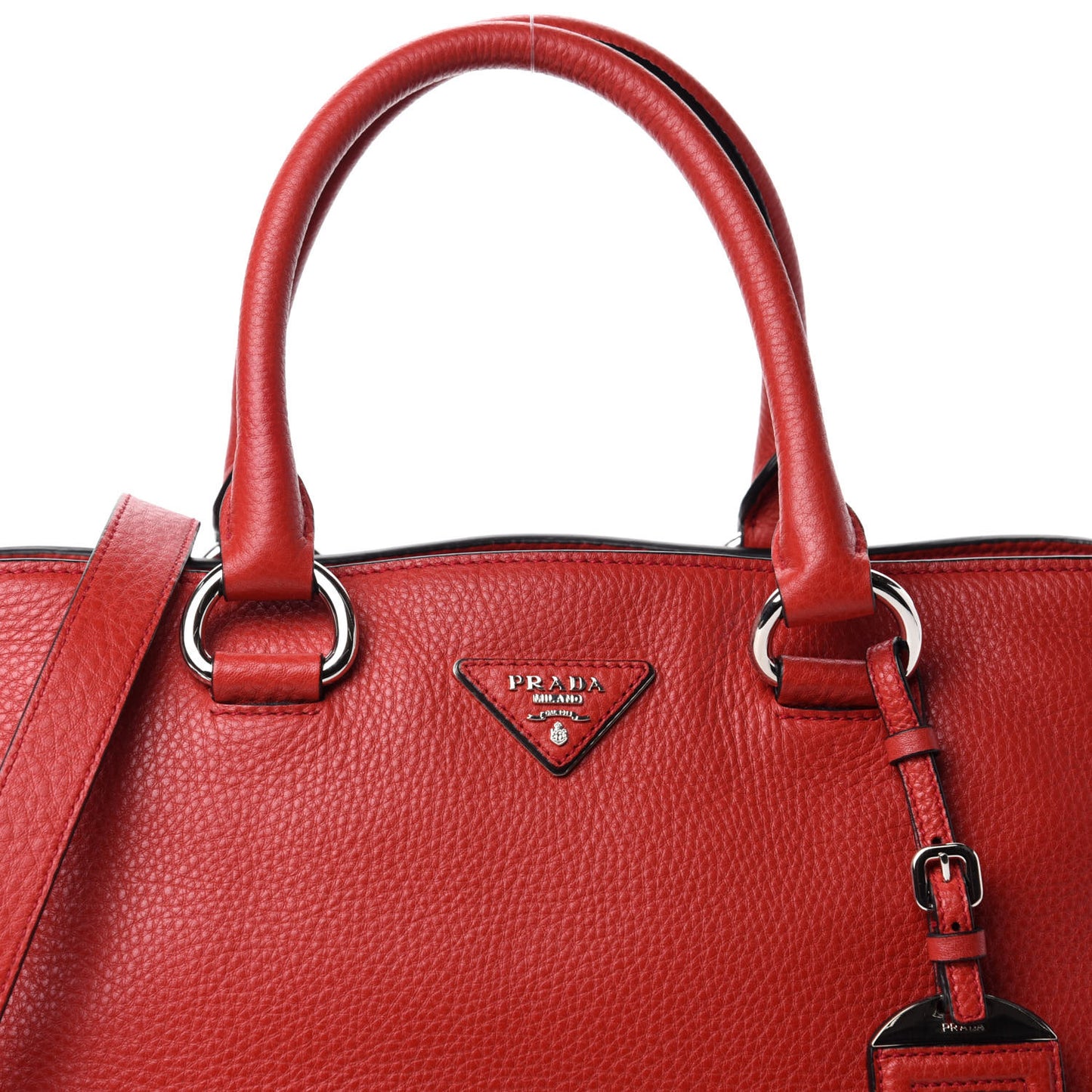 Vitello Daino Tote Rosso