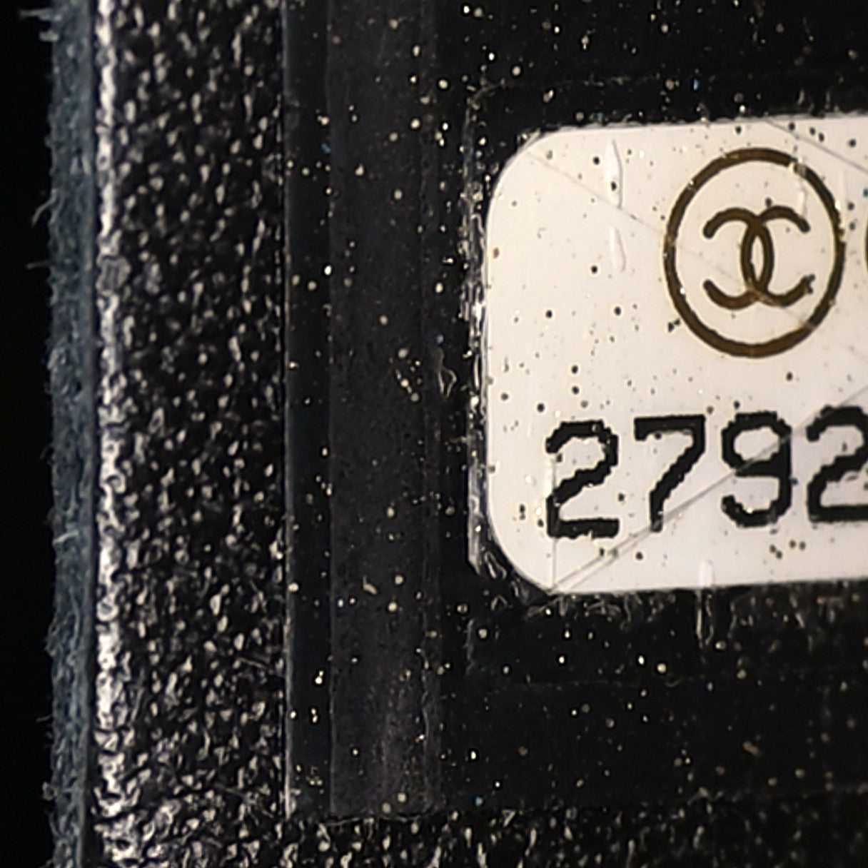 Chanel Calfskin Stitched Small Egyptian Amulet Drawstring Bag Black 7 of 9