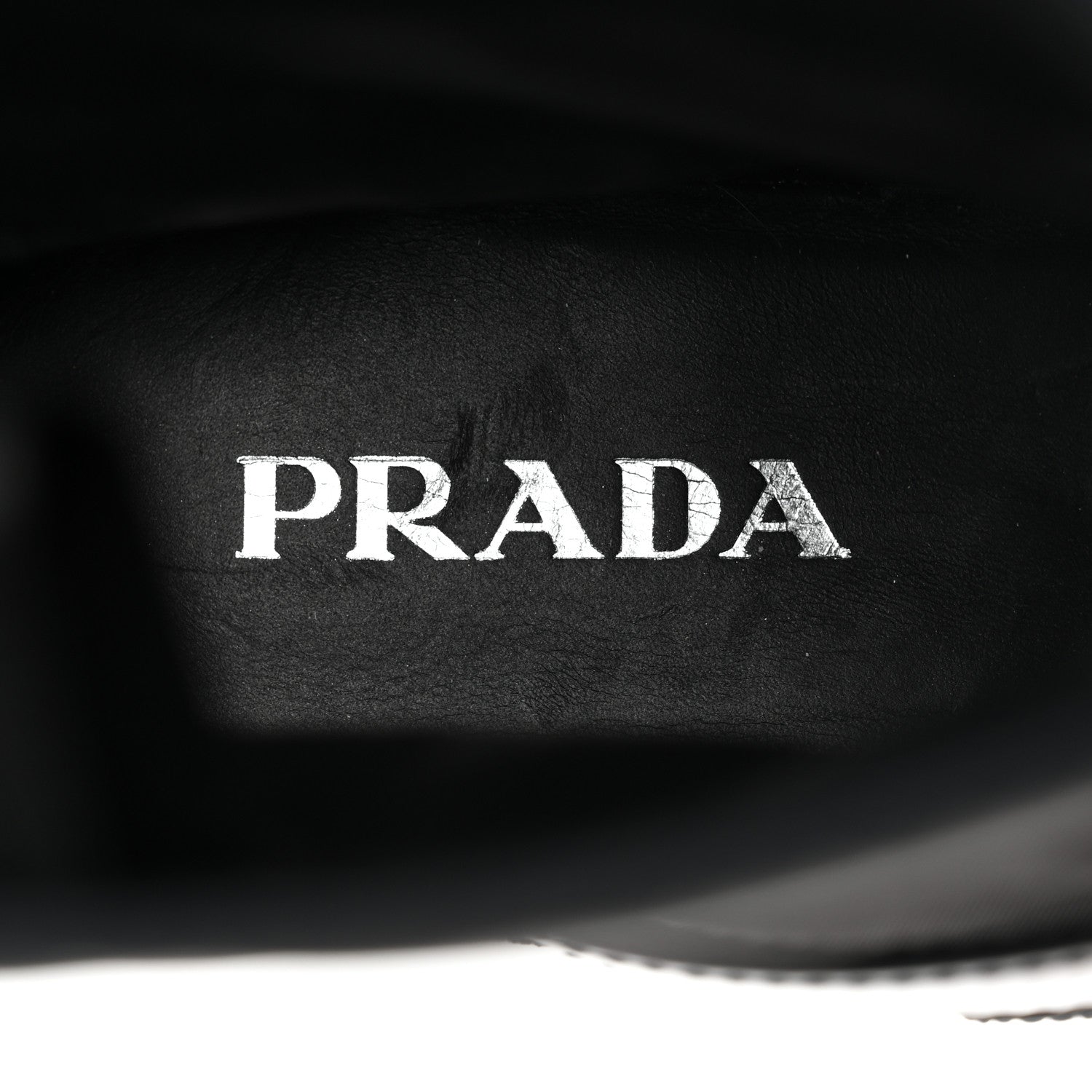 Prada Spazzolato Re-Nylon Metal Triangle Logo Buckled 50mm Biker Boots 39 Black 6 of 9