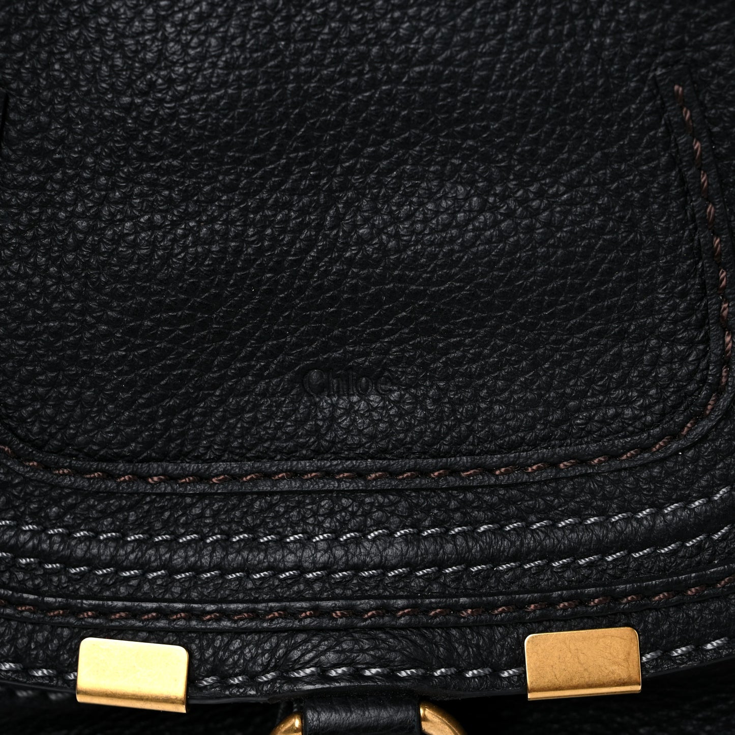 Calfskin Mini Marcie Satchel Black