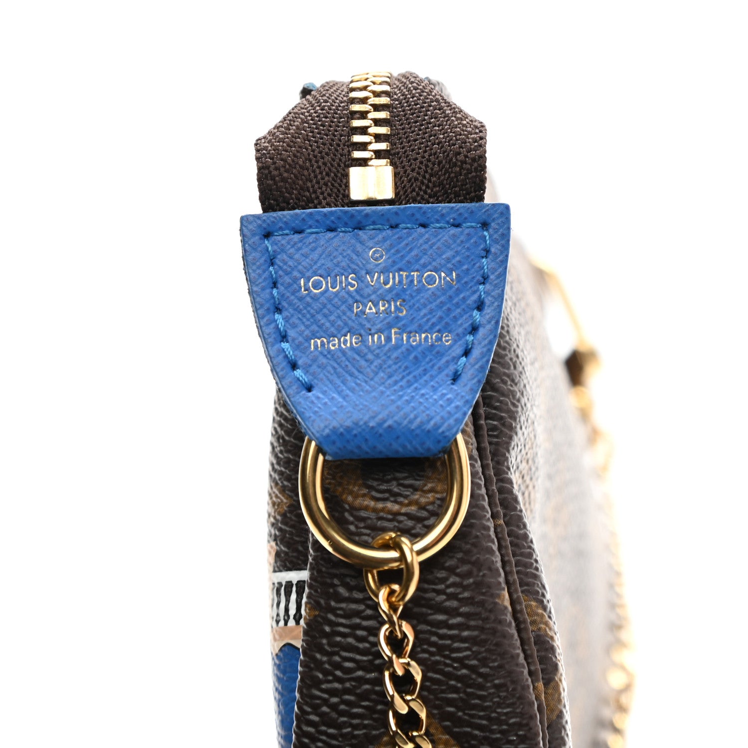 Louis Vuitton Monogram 2019 Christmas Animation Mini Venice Pochette Accessories Blue 6 of 8