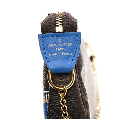 Louis Vuitton Monogram 2019 Christmas Animation Mini Venice Pochette Accessories Blue 6 of 8