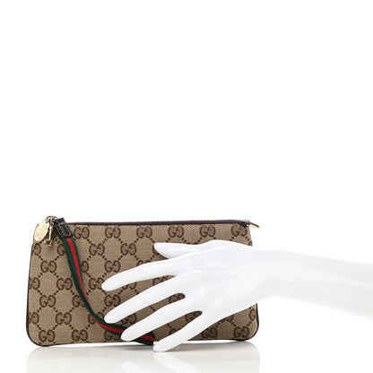 Gucci Monogram Jolicoeur Pochette Brown 2 of 9
