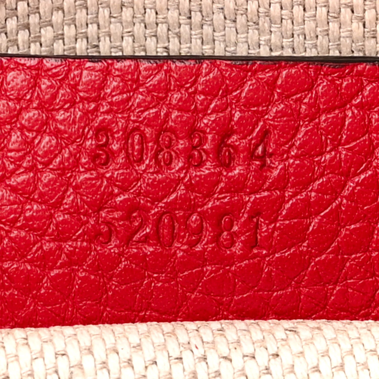 Gucci Pebbled Calfskin Small Soho Disco Bag Tabasco Red 7 of 16