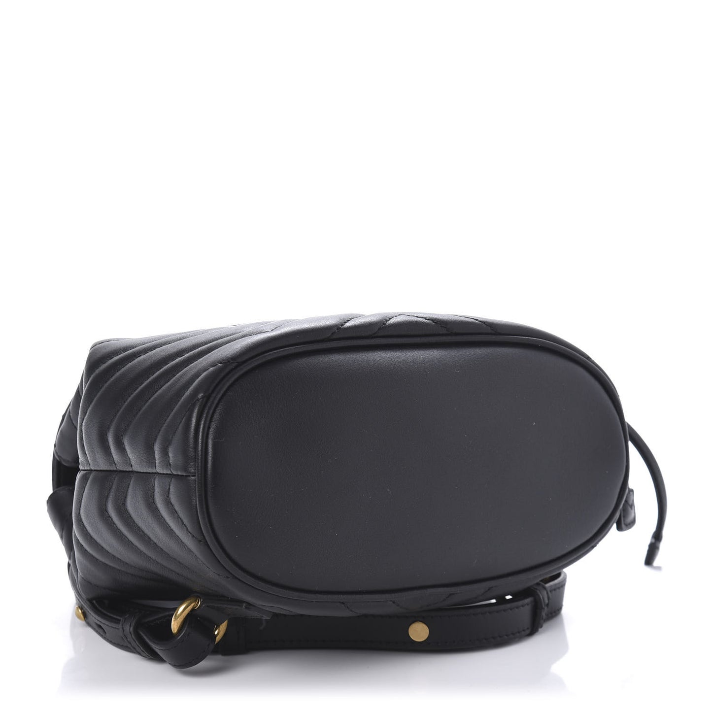 Calfskin Matelasse GG Marmont Flap Backpack Black