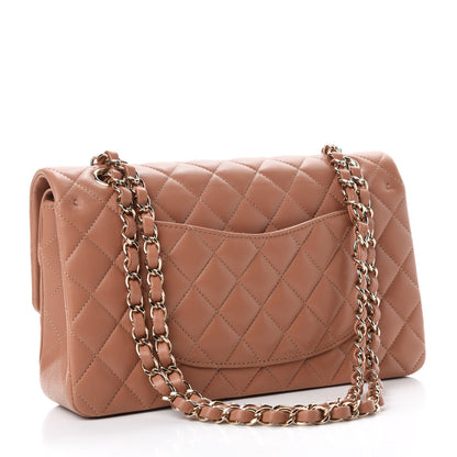 Chanel Lambskin Quilted Medium Double Flap Brown 3 of 10