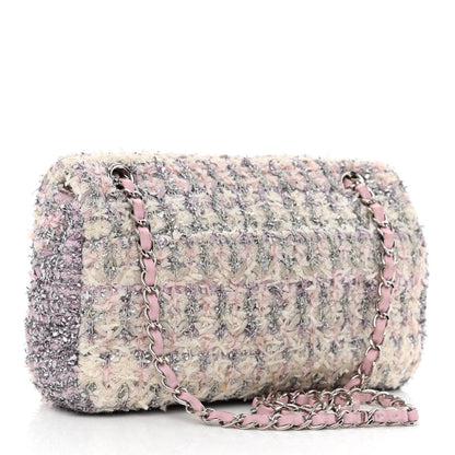 Chanel Tweed Medium Single Flap Pink 3 of 11