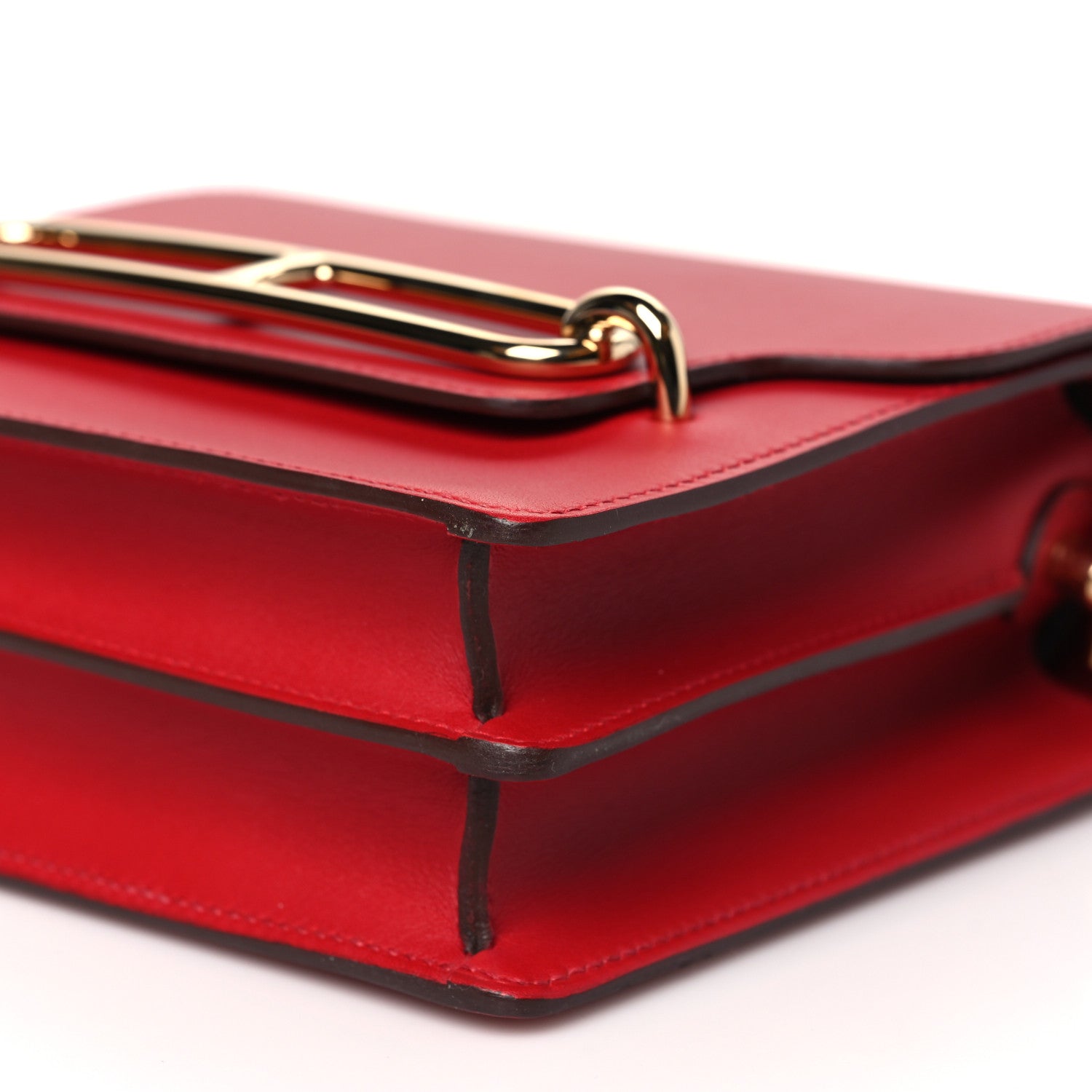 Hermes Swift Mini Sac Roulis Rouge Piment 10 of 10