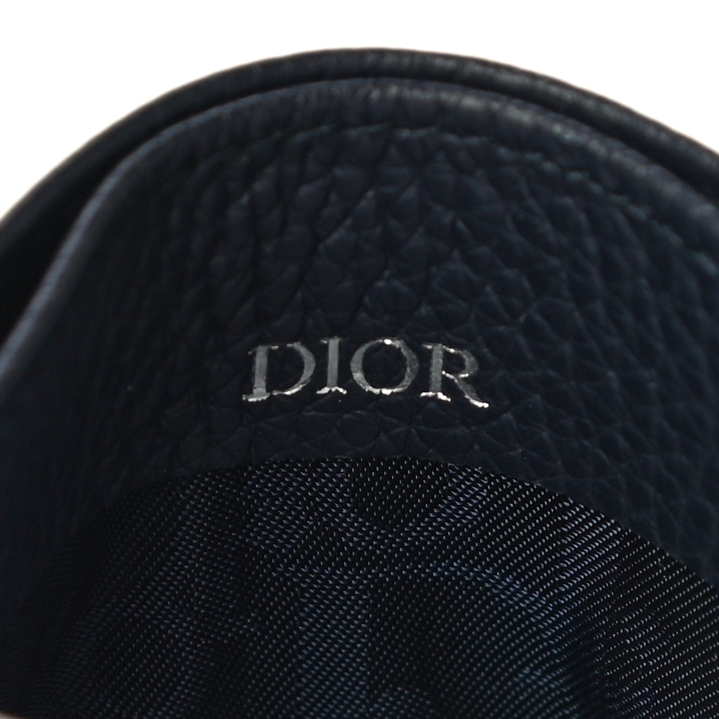 X AIR JORDAN Grained Calfskin Card Holder Bleu