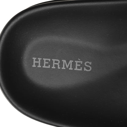 Hermes Calfskin Womens Chypre Sandals 37 Naturel 8 of 9