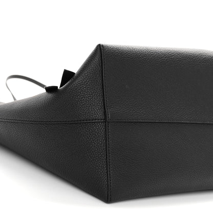 Alexander McQueen Grained Calfskin Skull Open Shopper Tote Black 8 of 9