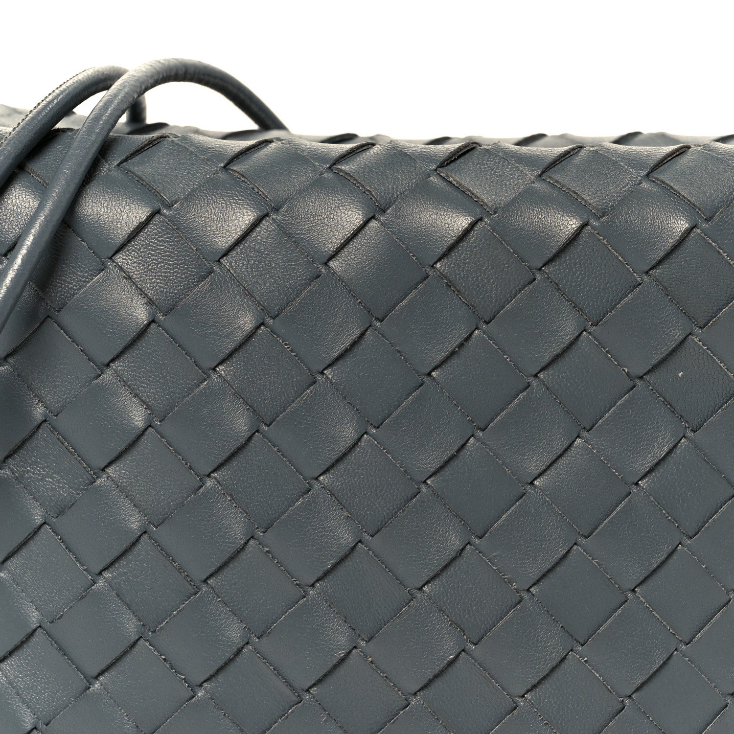 Bottega Veneta Nappa Intrecciato Small Loop Camera Bag Thunder 7 of 9