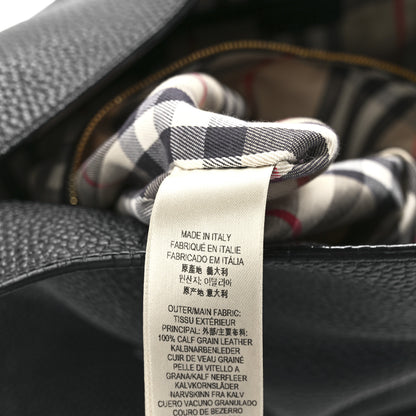 Burberry London Grainy Calfskin Medium Baynard Tote Black 7 of 11