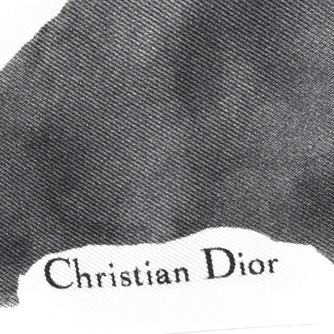 Christian Dior Silk ABCDior U Mitzah Black White 3 of 4