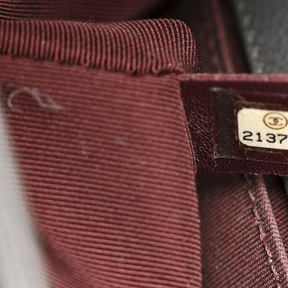 Chanel Calfskin Double Stitch Medium Boy Flap Grey 7 of 16